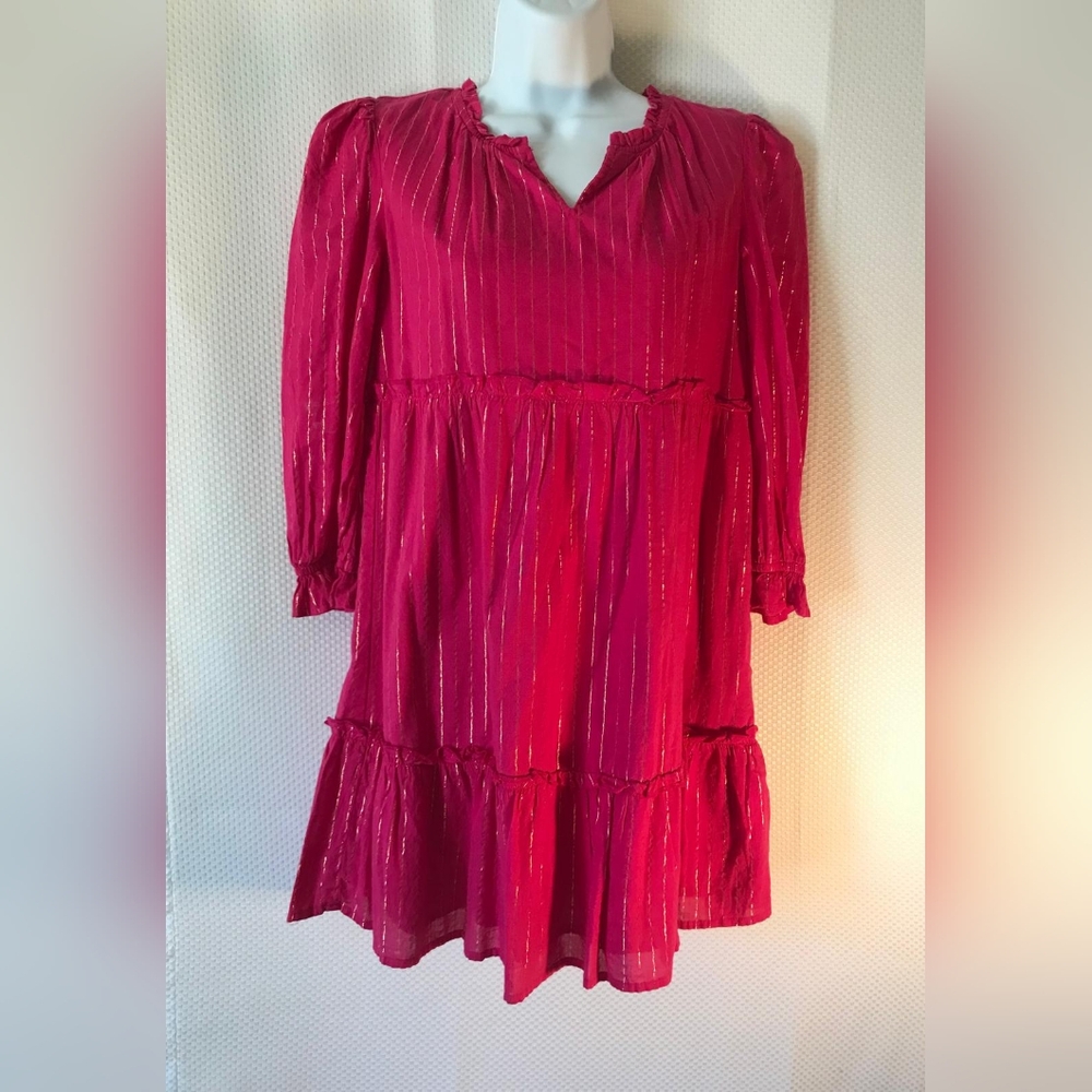 GAP Pink Kids Casual Dress with Shimmer
